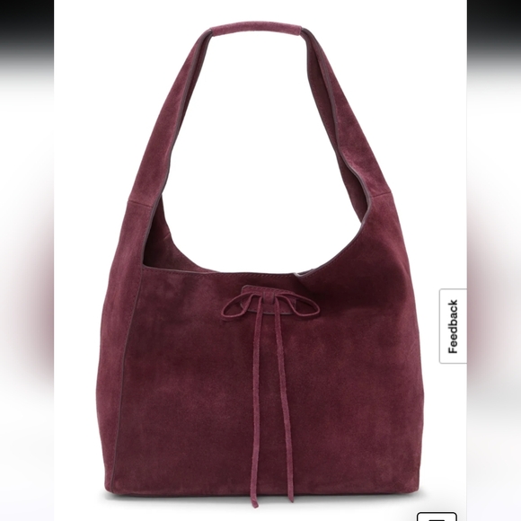 Lucky Brand Handbags - Lucky Brand Clem Suede Hobo Bag In Grapevine